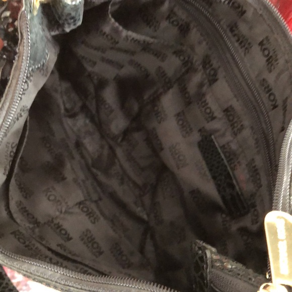 Michael Kors Black Snake Embossed - Picture 4 of 5